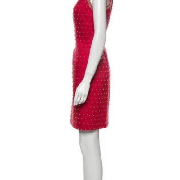 Carmen Marc Valvo Sheath Crew Neck Dress - Picture 13 of 13